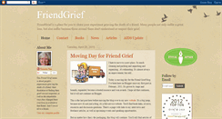 Desktop Screenshot of friendgrief.com