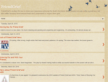 Tablet Screenshot of friendgrief.com